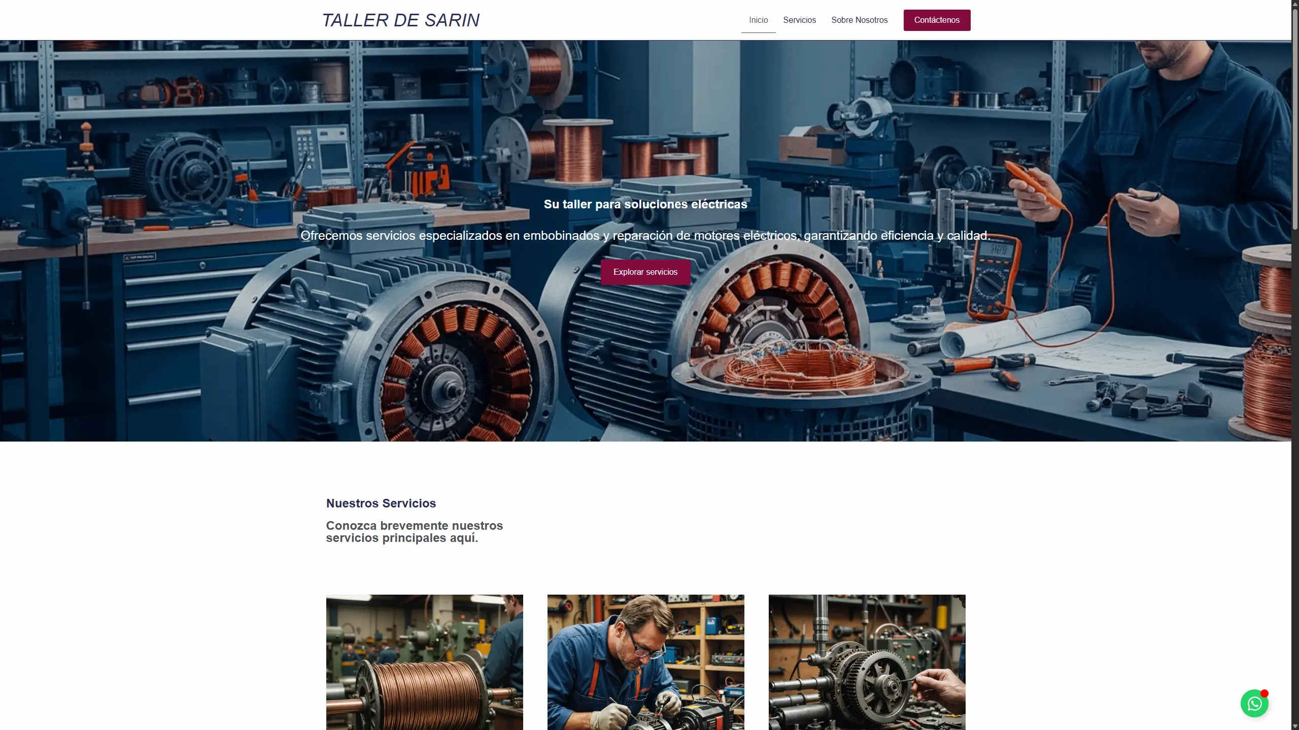 Mis Proyectos • MexiWeb taller de sarin • MexiWeb